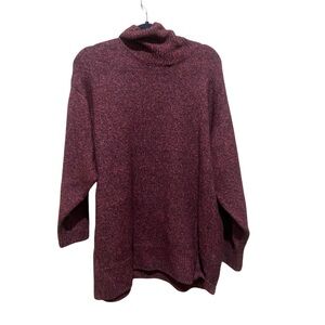 NG | Maroon Red Sweater Dress, Oversized | Size M